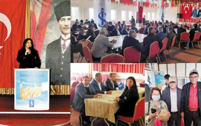 Elmadağ’da İş Bankası İle Çiftçi Buluşması.