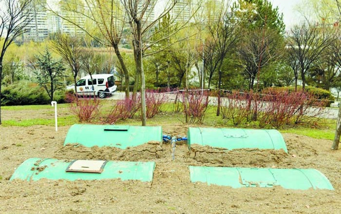 Başkent'in Parkları Yağmur Suyu Ile Sulanacak.