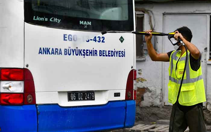Ego Otobüslerinin Temizliği Ve Güvenliği Kontrol Altında