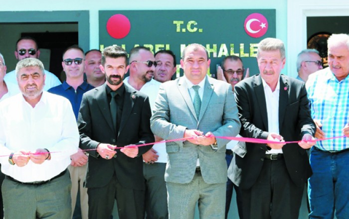 Lalabel Mahallesi̇ Muhtarlik Hi̇zmet Bi̇nasi Açildi.