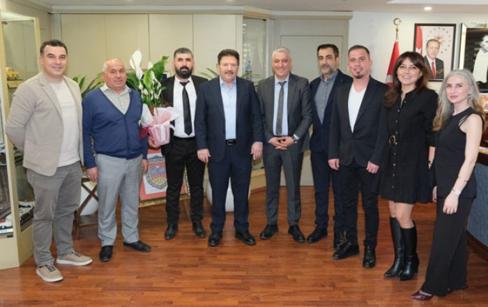 Elmadağ Esnaf Ve Sanatkarlar Odasından Tşof Başkanı  Yiğiner Ve Ankesob Başkanı Ar'a Ziyaret