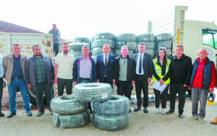 Üreticiye Damlama Sulama Borusu Desteği